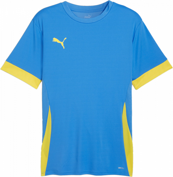 Puma - Teamgoal Matchday T-Shirt - Blue Lemonade & gul