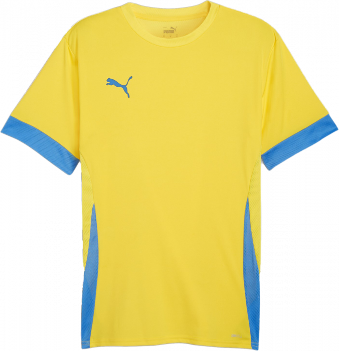 Puma - Teamgoal Matchday T-Shirt - Gul & blue lemonade