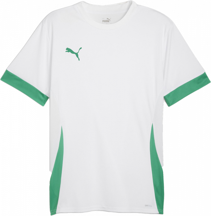 Puma - Teamgoal Matchday T-Shirt - Hvid & sport green