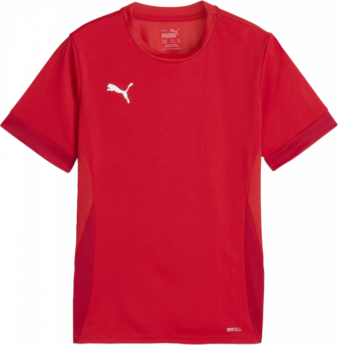 Puma - Teamgoal Matchday T-Shirt - Rød & hvid