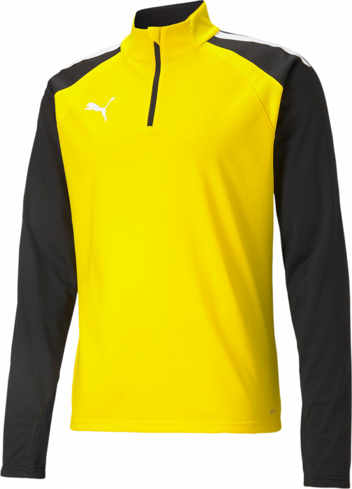 Puma - Teamliga Training 1/4 Zip Top - Yellow & black