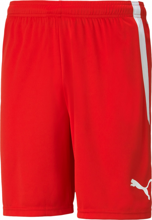 Puma - Teamliga Shorts - Rojo