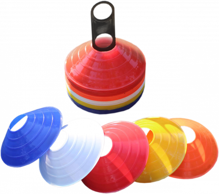 Sportyfied - Saucer Cones Marker Set - Czerwony