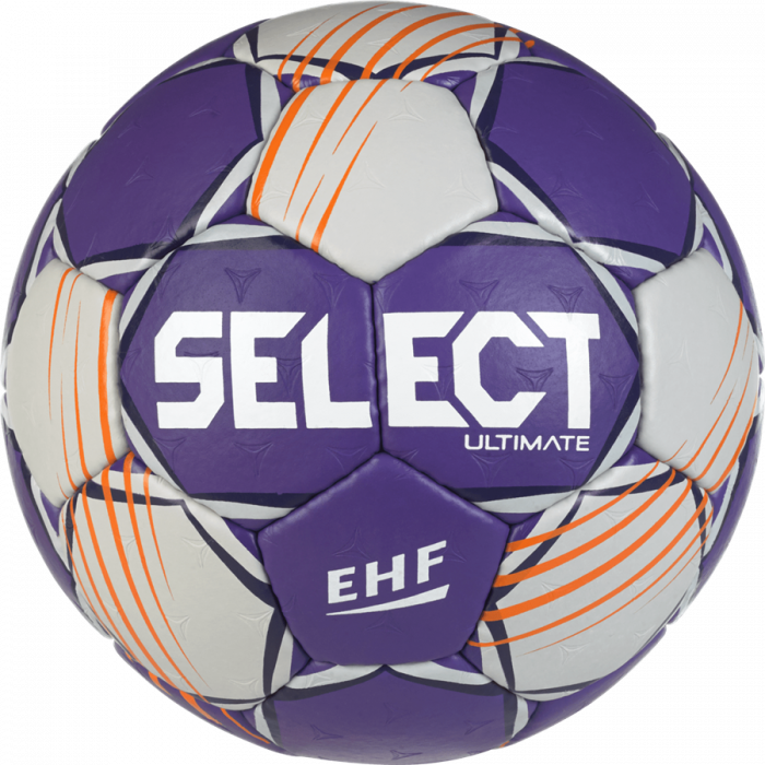 Select - Ultimate V24 Handball - Grey & purple