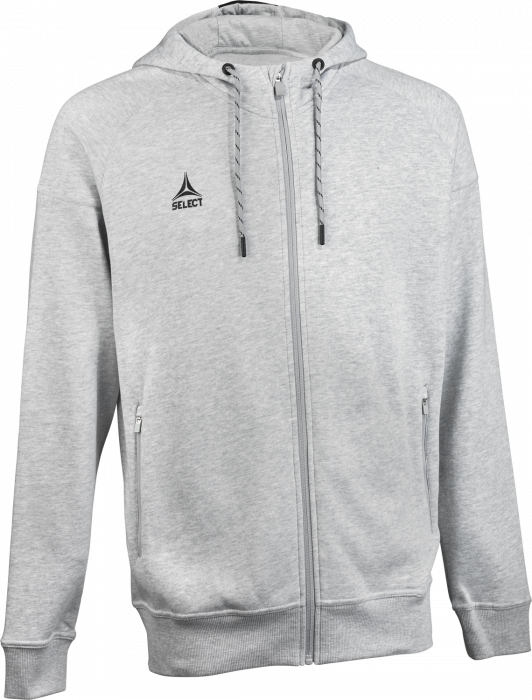 Select - Oxford V25 Hoodie W. Zip - Gris