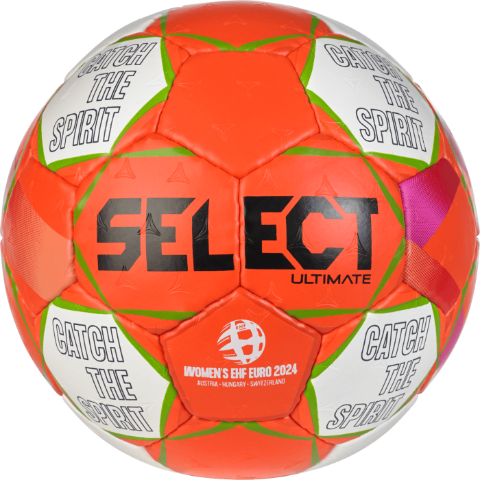 Select - Ultimate Em Dame 2024 Håndbold - Orange & hvid