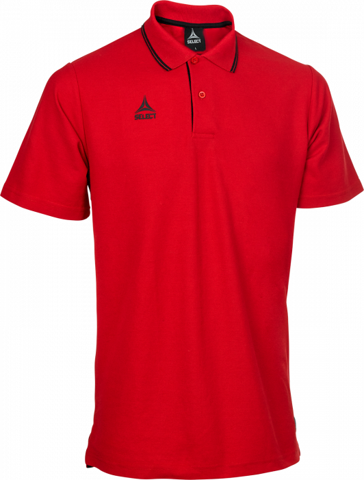 Select - Oxford Polo T-Shirt - Vermelho