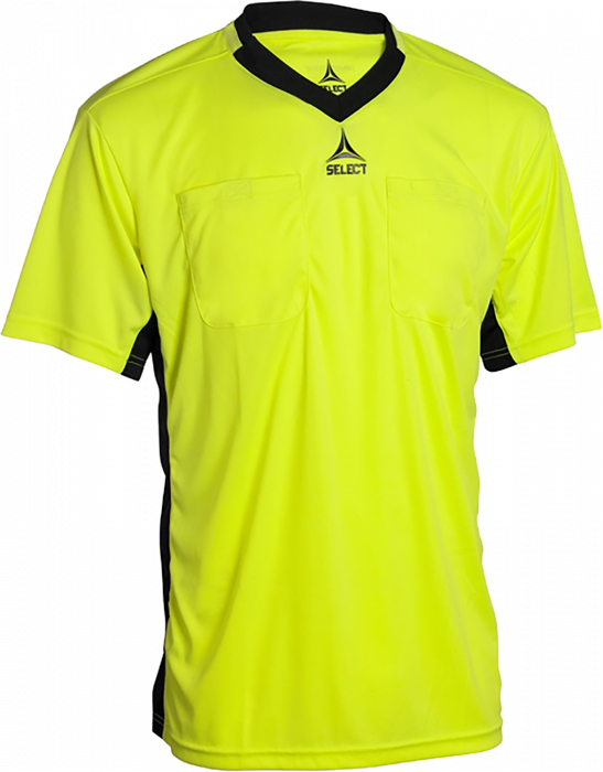 Select - Referee Shirt S/s V21 - Geel & zwart