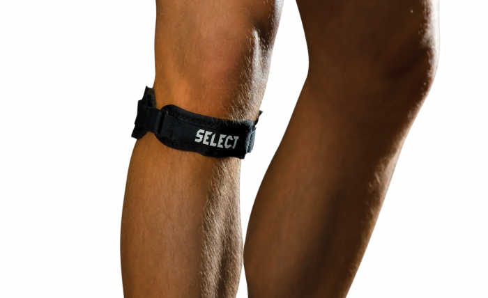 Select - Procare Knee Strap - Black & fluo yellow