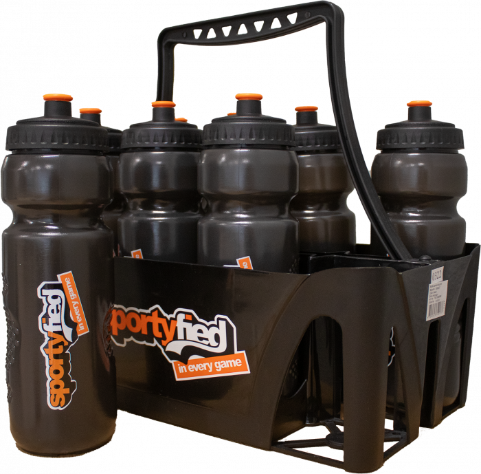 Sportyfied - Bottle Container W. 8 Bottles - Negro